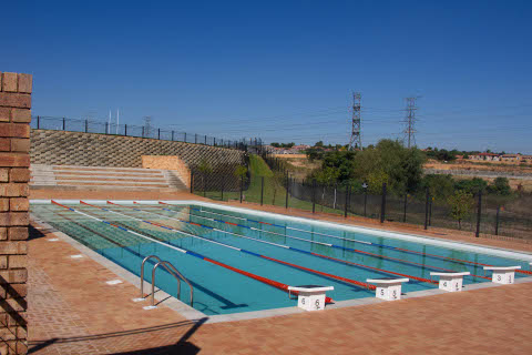 amberfiled swimming pool